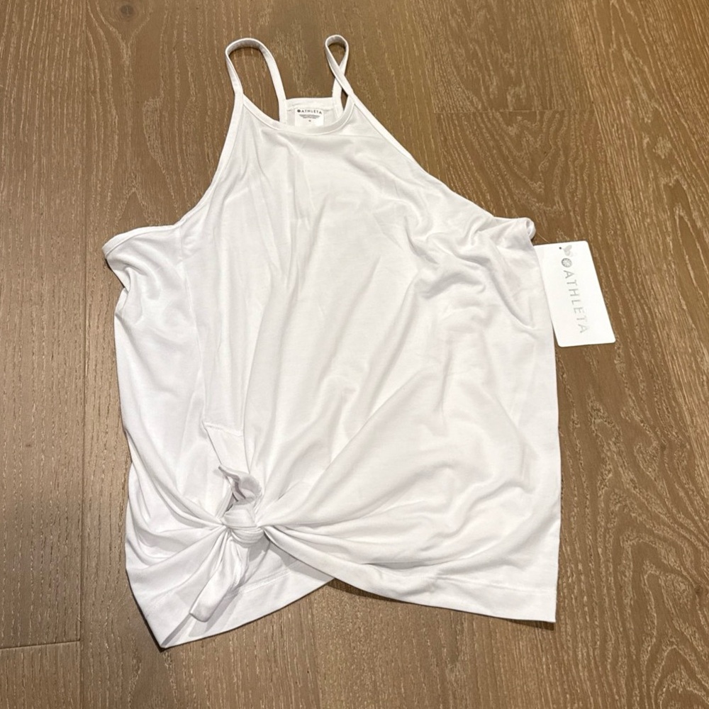 NWT Athleta Woman’s Essence Explore Tank Top White Size M